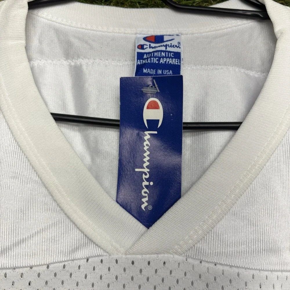 Vintage Dallas Cowboys Champion Jersey Mens 44 Troy Aikman #8 White Home NWT